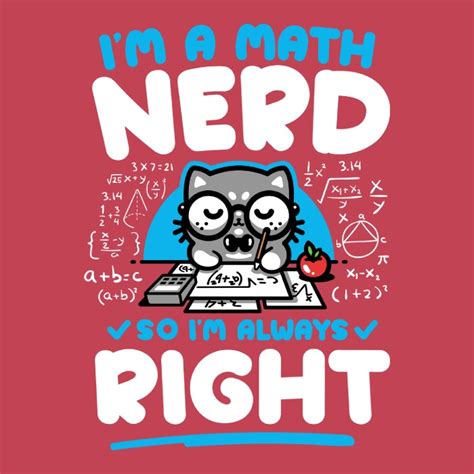I'm a maths nerd,
