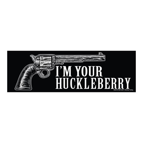 Huckleberry. Q From Cristlyn Randazzo: What is the origin of the expression ‘I’ll be your Huckleberry’?What exactly does it mean? A What it means is easy enough. To be one’s huckleberry — usually as the phrase I’m your huckleberry — is to be just the right person for a given job, or a willing executor of some commission. Where it comes from needs a …. 