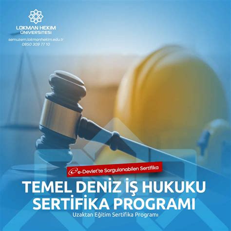 Iş hukuku sertifika programı 2019
