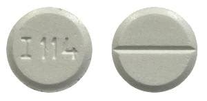 5S Pill - white round. Pill with imprint 5S is White, Round and