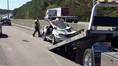 Authorities have shut down a section of I-459 northbound just before Highway 150 following an 18-wheeler crash..