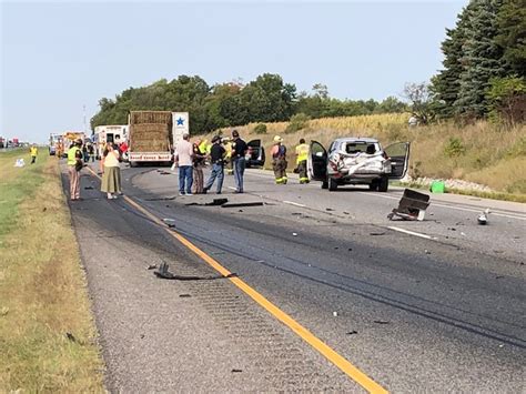 I 69 north accident today. The crash happened at about 9 a.m. on Sunday on the southbound lanes at 16837 North US-59 at Rankin, HPD said. Two vehicles involved were said to be a gray Ford F-150 and a white Sedan. 