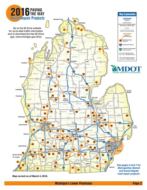 NHS HIGH PRIORITY CORRIDORS 5 map 0.62. MI 10 map 0.74. US 12 MI map 1.35. I-75 road and traffic condition near detroit. I-75 construction reports near detroit. I-75 detroit accident report with real time updates from users.