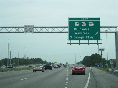 I 95 exit 29. Interstate 95 (I-95), the main Interstate Highway on the east coast of the United States, serves the Atlantic coast of the U.S. state of Georgia. It crosses into the state from Florida at the St. Marys River near Kingsland and travels to the north past the cities of Brunswick and Savannah to the South Carolina state line at the Savannah River ... 