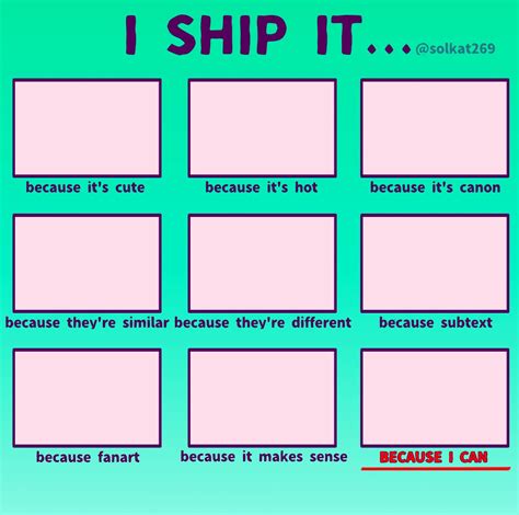 I Ship It Because Template