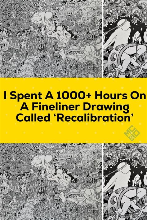 I Spent A 1000+ Hours On A Fineliner Drawing Called Recalibration 