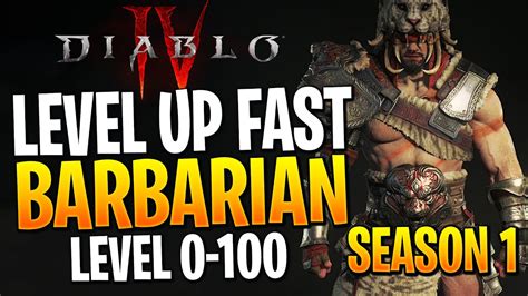 I Tested Every BARBARIAN Leveling Build! Diablo 4 Barb Leveling Build