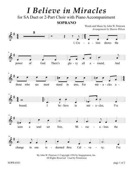 I Want To Be There By John W. Peterson - Sheet Music Plus