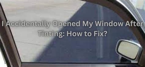 Accidentally Rolled down Window After Tint Reddit . Whether you’re a first-time window tinter or a seasoned pro, there’s always the potential for making a mistake. One of the most common mistakes is accidentally rolling down the window after tinting it. If this happens, don’t panic! There are a few things you can do to fix it.. 