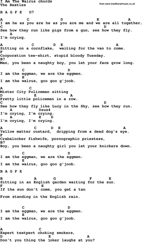 I am the walrus lyrics. Things To Know About I am the walrus lyrics. 