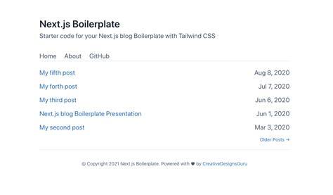 I build an OpenSource Next JS Blog Template using React TypeScript and
