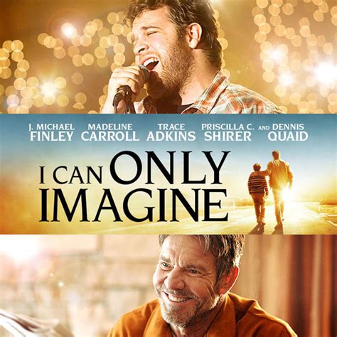 I can only imagine full movie. 110 mins. Streaming now On 2 providers. Watchlist. Trailer. Directed by Andrew Erwin, Jon Erwin. 67%. 91%. Drama. True story drama about the singer of Christian band MercyMe, whose loss of his father (Dennis Quaid) to cancer inspires... 