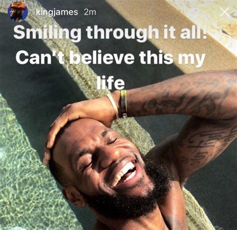 Can't believe this is my life," a cheeky reference to a LeBron James meme. James tweeted a selfie smiling in a pool with the same caption back in 2018 after Fox …. 