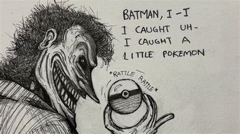 I caught a little pokemon batman. "I Caught A Pokemon Batman!" 嵐 #Joker #batman #jokermemes #pokemon. Jay Sean Moretz · Original audio 