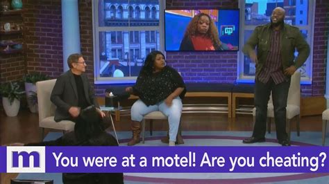 I caught you at the motel...Are you cheating? The Maury Show