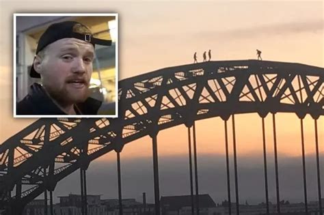 I climbed the Tyne Bridge (Close Call with Police) - YouTube