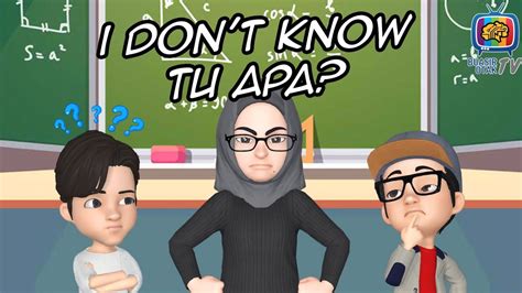 I dont know itu apa? - YouTube