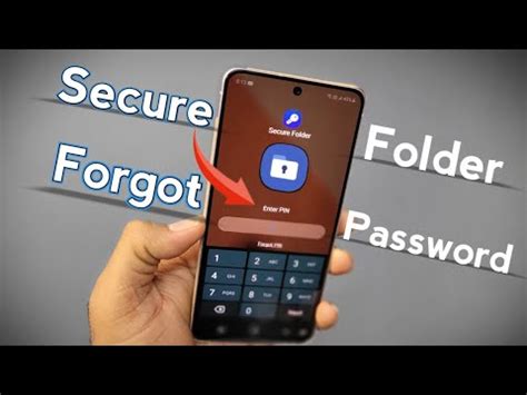 I forgot my secure folder password.  So basically its lock i dont know the password ...