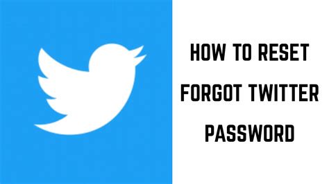 I forgot my twitter username. On the login page, click Forgot Password > Type your Twitter username. If you choose to send by Email, you will receive an email from Twitter with a link to reset your password. If you provided a phone number, please check your text messages, as you may have received a code that you will need to fill out on the Twitter page to reset your ... 