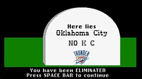 I got nothing to add here. It’s just Oklahoma City