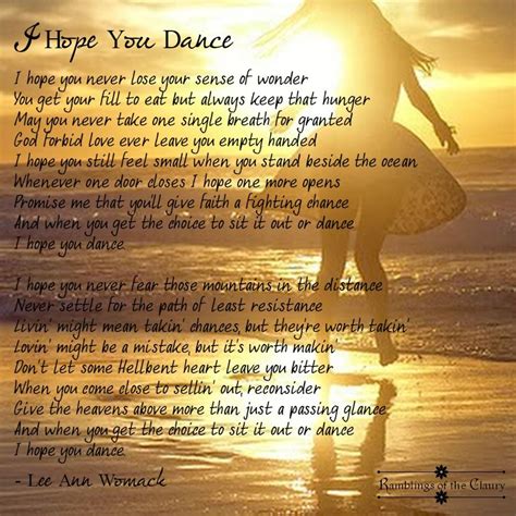 I hope you dance. Things To Know About I hope you dance. 