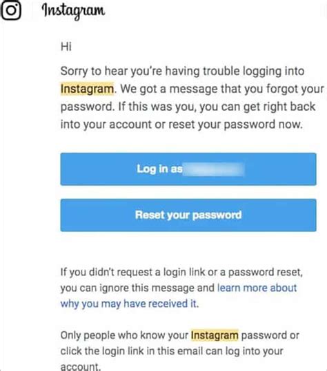 I keep sending password reset emails to myself from Instagram …