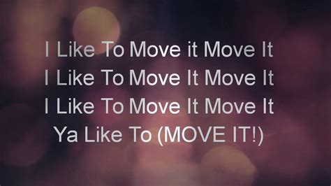 I like to move it move it. I Like to Move It Move It by King Julian - Karaoke Lyrics on Smule. | Smule Social Singing Karaoke app. 