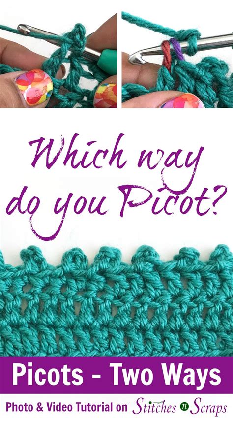 I love me a picot #greenzebracrochet #picotstitch # ... - TikTok