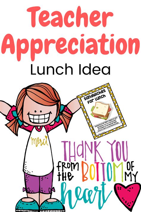 I love my teacher, Teacher appreciation lunch, Teacher morale