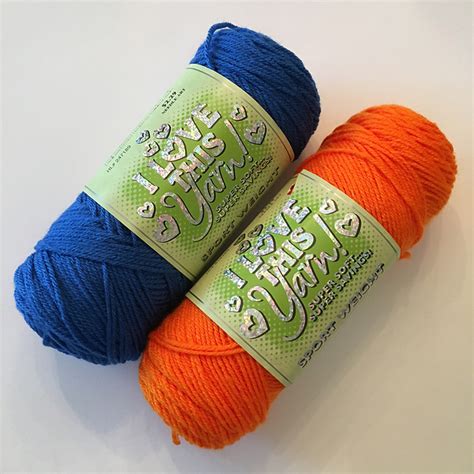 Take your knitting and crochet skills to a new level of softness with this Sport Weight I Love This Yarn. Featuring a lovely color, this yarn is perfect for hats, scarves, shawls, sweaters, afghans, and more. Stay creative and stay warm! Free Shipping On Orders $50 Or More! Skip Navigation.. 