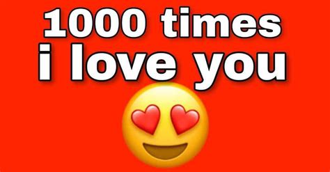 I Love You 1-1000 Copy and Paste; I Love You 1000 Times Typed C