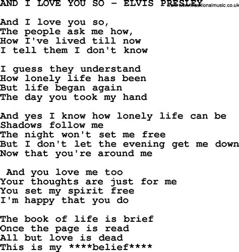 I love you so lyrics meaning. Things To Know About I love you so lyrics meaning. 