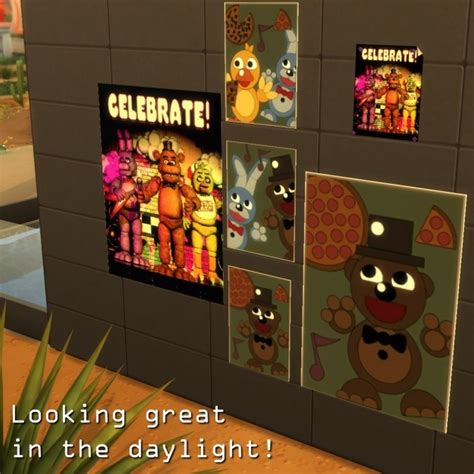 I made some FNAF 2 posters! : Sims4 - Reddit