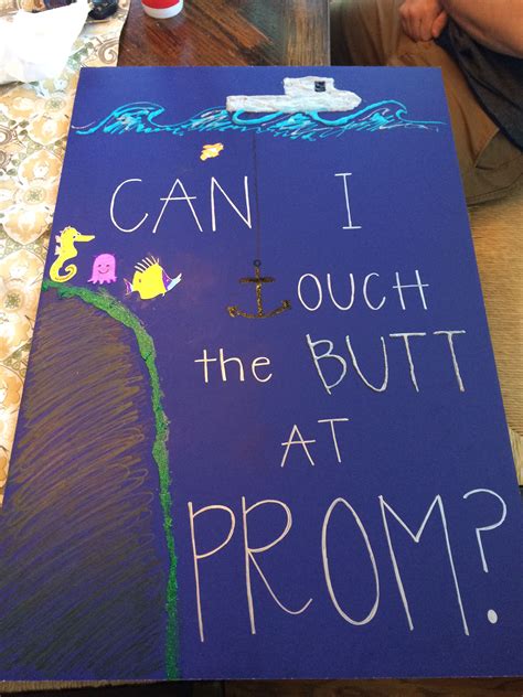 I made this !!!!!! Finding Nemo Promposal!!!! Cute prom proposals