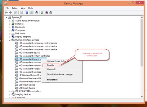 I need to disable touchscreen from BIOS - HP Support Community