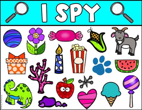 I spy games. Promotes visual discrimination. Think of it as a true eye-opener. Most notably, playing I Spy Christmas will foster cognitive skills like problem-solving, concentration, and memory. It is an interactive and engaging experience for children. To read more about the Benefits of I Spy and other easy games, click the link. 