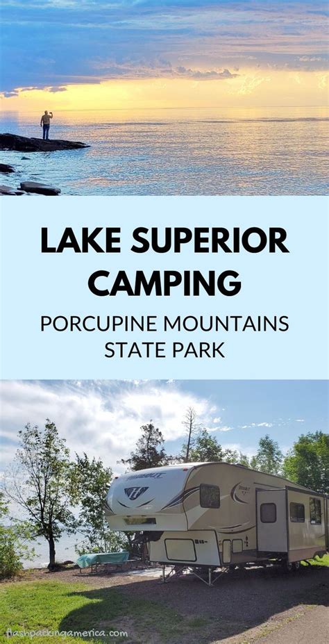 I stayed at Union Bay Campground for Lake Superior camping in …