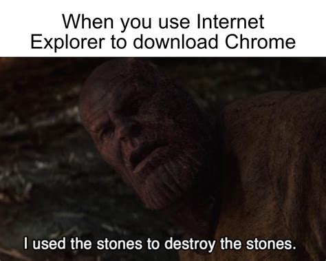 I used the stones to destroy the stones meme. Things To Know About I used the stones to destroy the stones meme. 