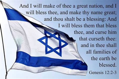 I will bless those who bless israel. Gen 12:1. The L ORD had said to Abram, “Go from your country, your people and your father’s household to the land I will show you. Tools. Gen 12:2. “I will make you into a great nation, and I will bless you; I will make your name great, and you will be a blessing. [fn] Tools. Gen 12:3. 