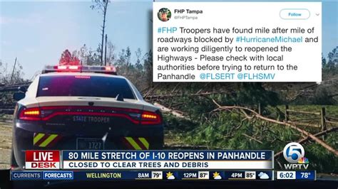 I-10 back open in the Panhandle - WPTV