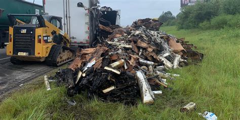 I-10 clear after 18-wheeler catches fire, backs up traffic for miles