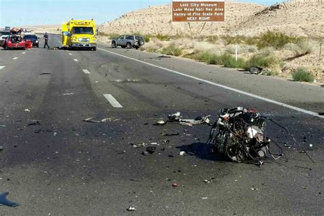 The single vehicle rollover crash occurred southbound on I-15 around 8 p.m., according to Nevada Highway Patrol. On Tuesday, the Clark County coroner’s office identified the two people who died .... 