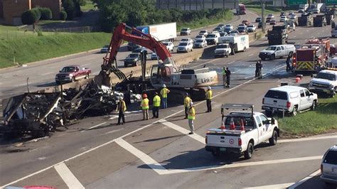 I-24 partially closed after crash with critical injuries. Posted: Aug 25, 2022 / 10:15 AM CDT. Updated: Aug 25, 2022 / 11:06 AM CDT. NASHVILLE, Tenn. (WKRN) — A portion of Interstate 24 was ...