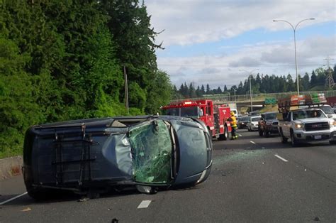 Updated November 18, 2022 7:03 PM. Northbound and southbound lanes of I-5 near Lacey are blocked after a semi-trailer was carjacked in the area Friday afternoon, according to the Washington State .... 