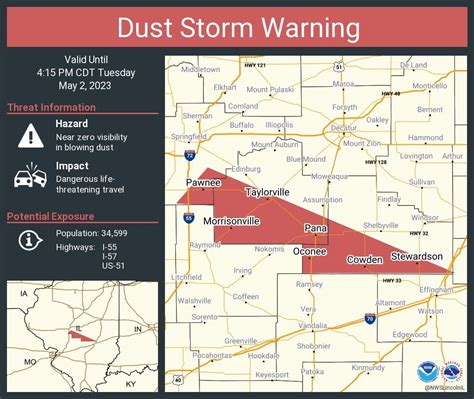 I-55 closed again in Illinois after dust storm warning