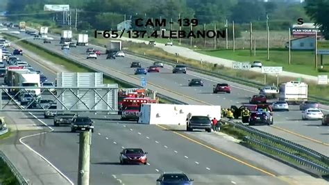 I-65 accident near lebanon indiana today. Jul 28, 2022 04:51am. A crash Thursday morning closed all lanes of southbound I-65 in Boone County. At around 7 a.m., police were called to an accident on the interstate at State Road 47, about five miles north of Lebanon. Read More. 
