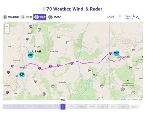 I-70 Utah - Drive Weather