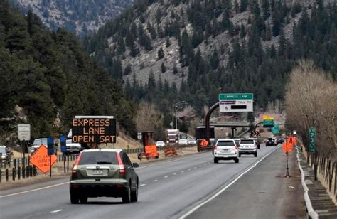 I-70 mountain drivers will receive warnings — and soon fines — for violating express lane rules