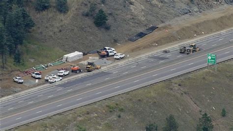 I-70 reopens at Floyd Hill after loose rock causes rush-hour closure