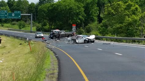 JACKSON TOWNSHIP (KDKA) -- Several people were taken to the hospital after a crash on Interstate 79 southbound near Evans City in Butler County. The crash happened before 11 a.m. in Jackson .... 